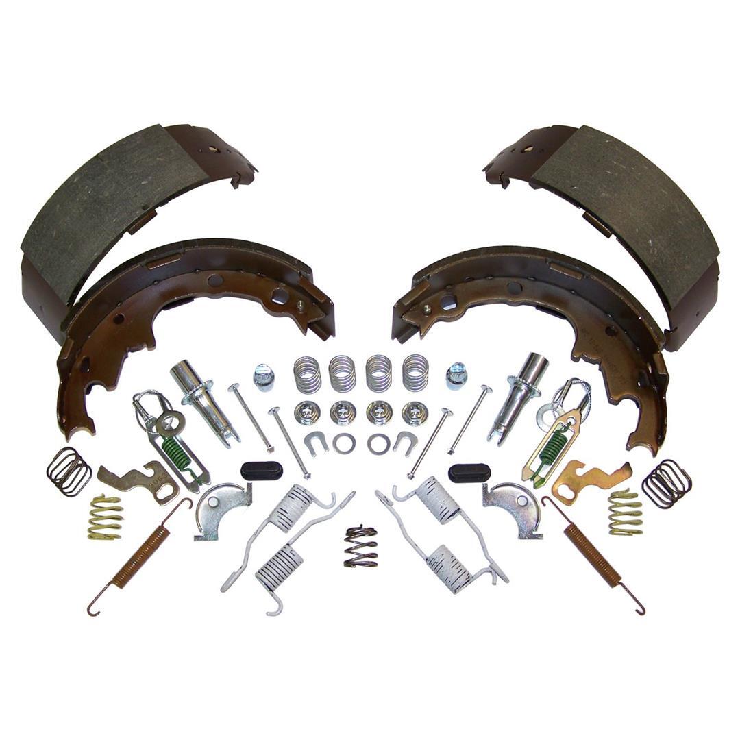 Crown Rear 9" Drum Brake Shoe Set Hardware Master Kit for Jeep Cherokee TJ YJ XJ