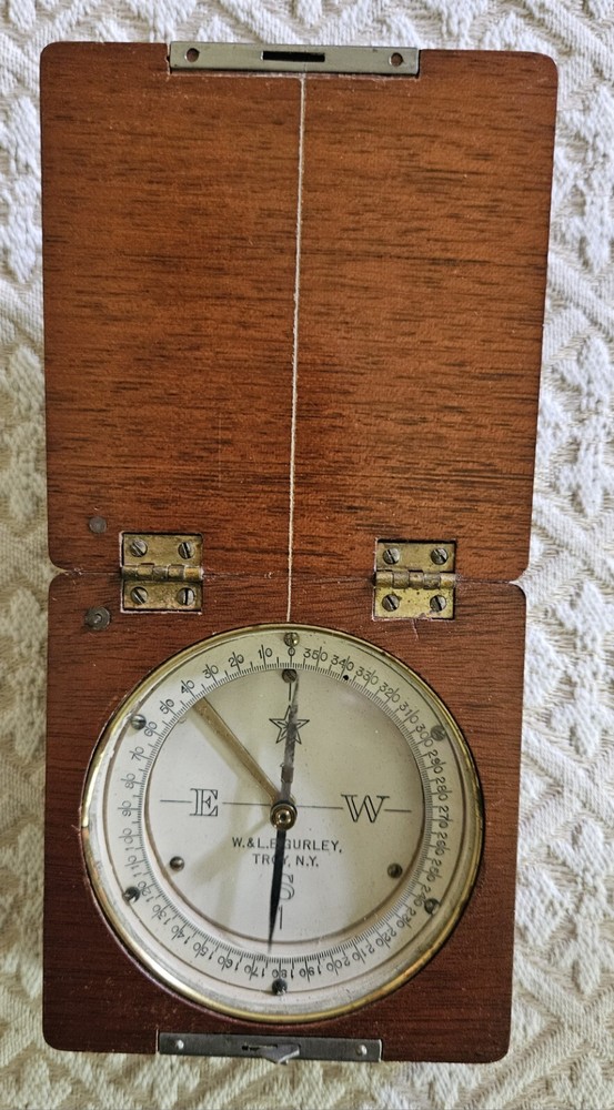 Antique Box Compass, W & L.E. Gurley, 1918