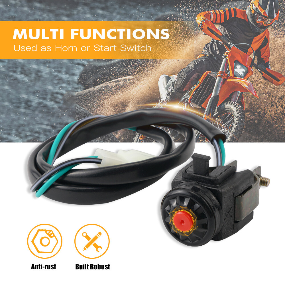 Kill Ignition Switch Electric Start Horn & Mount Hardware For motorcycle ATVS