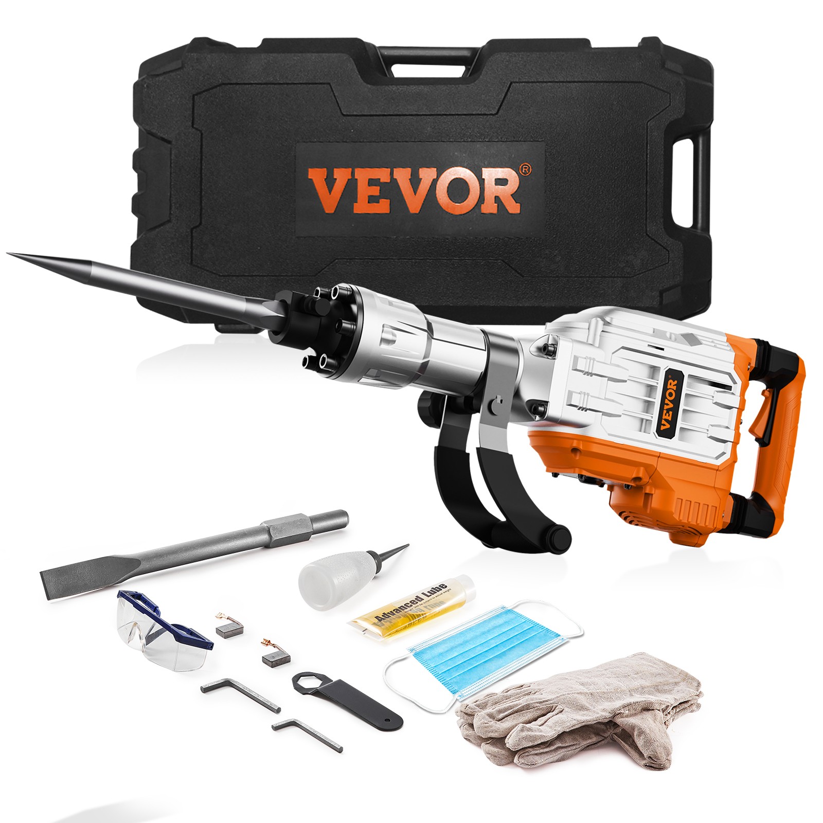 VEVOR Demolition Jack Hammer Concrete Breaker 3500W Electric Hammer