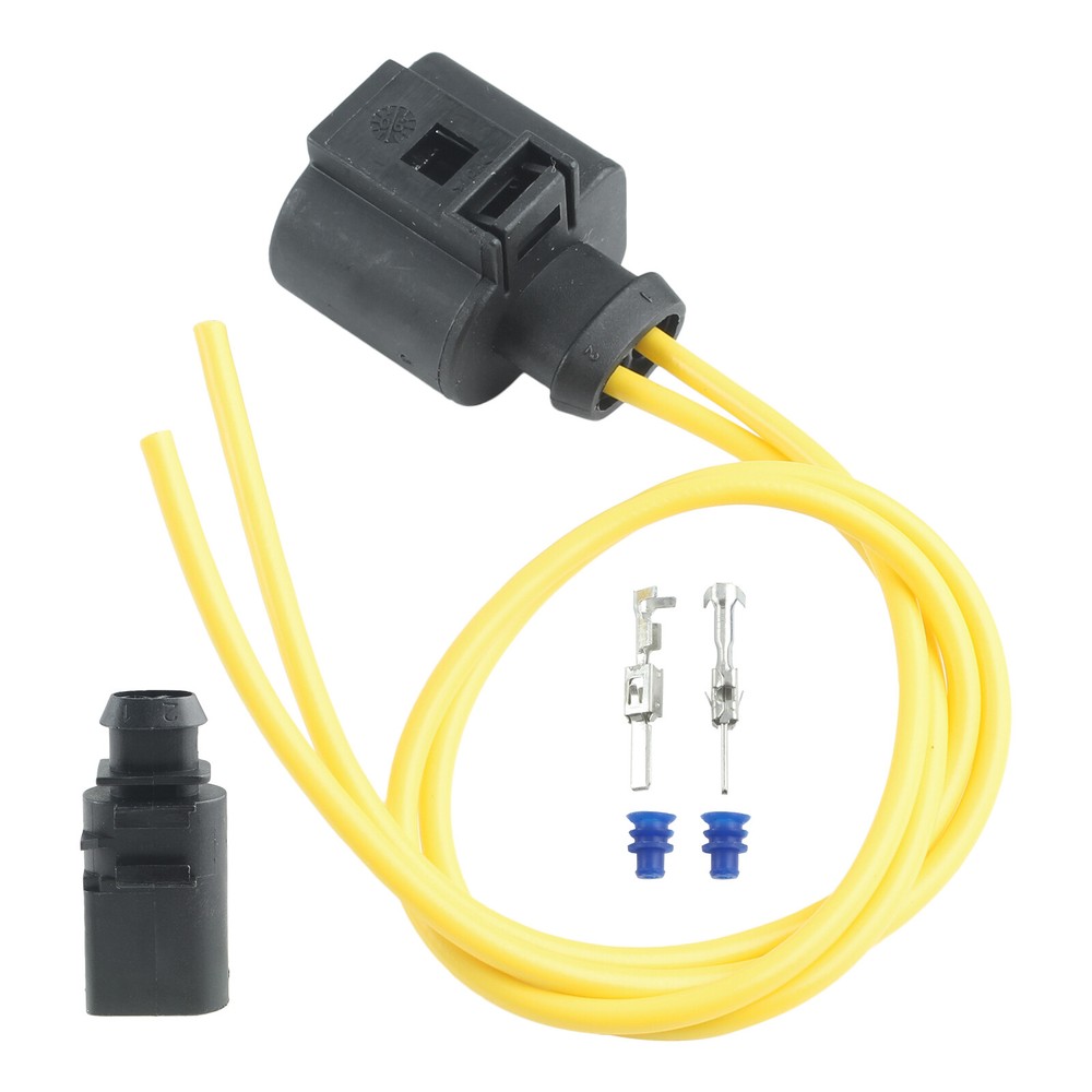 Ambient Air Temperature Sensor Plug Pigtail Set For VW Beetle Phaeton AUDI