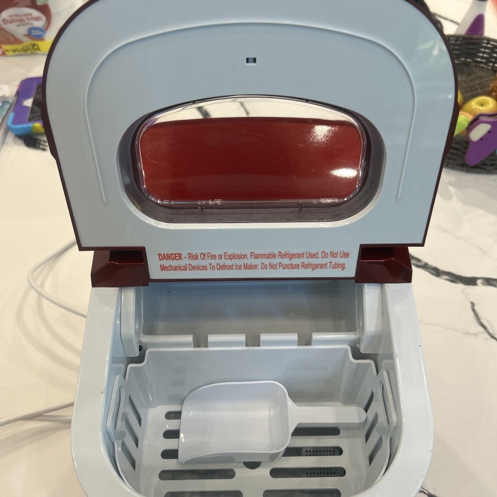 VivoHome Electric Portable Compact Countertop Automatic Ice Cube Maker Machine