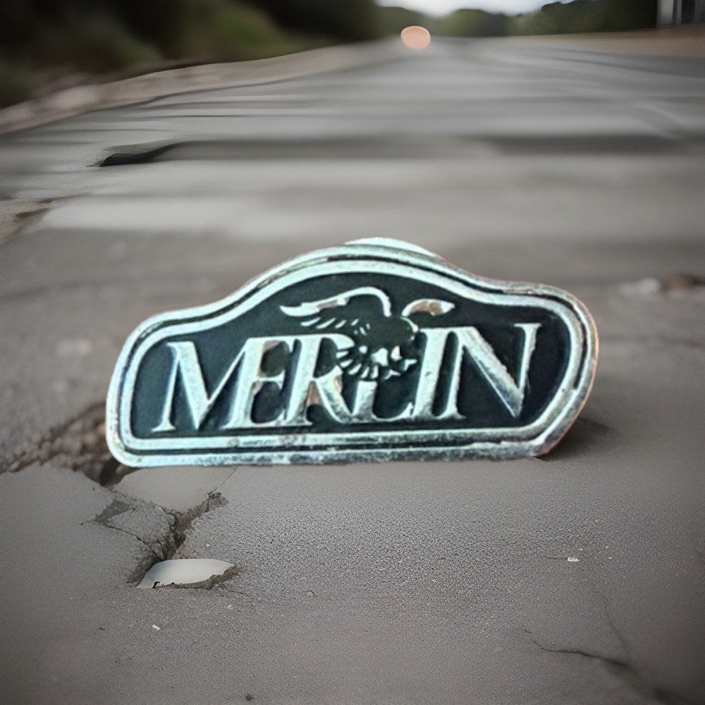 Merlin Bicycle frame Lapel Pin