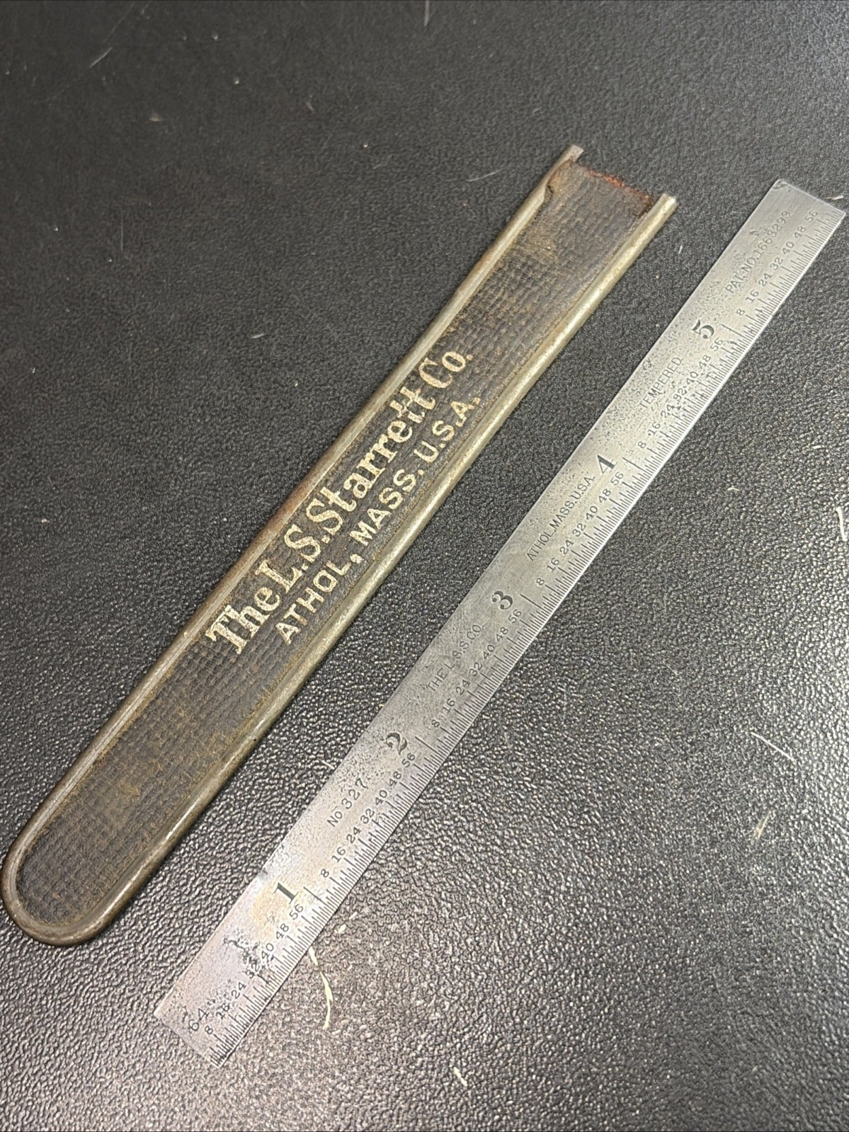 The L.S. Starrett Co. Pocket Ruler No 327 6” Athol MA