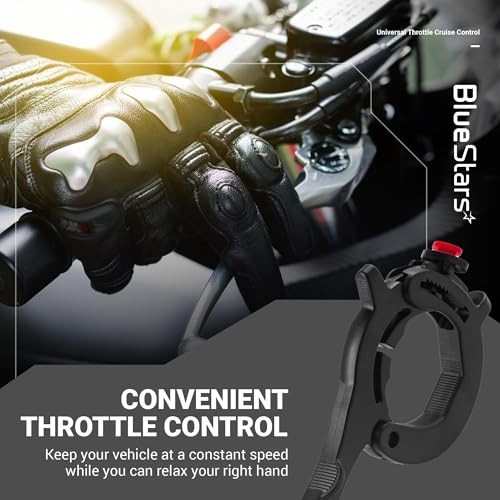 Throttle Cruise Control/Motorcycle Throttle Lock - Universal Compatible with