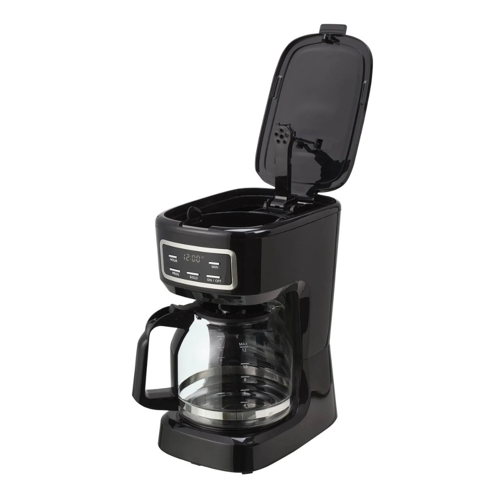 Mainstays 12-Cup Programmable Drip Coffee Maker Black CM1449-UL Auto Shut-Off