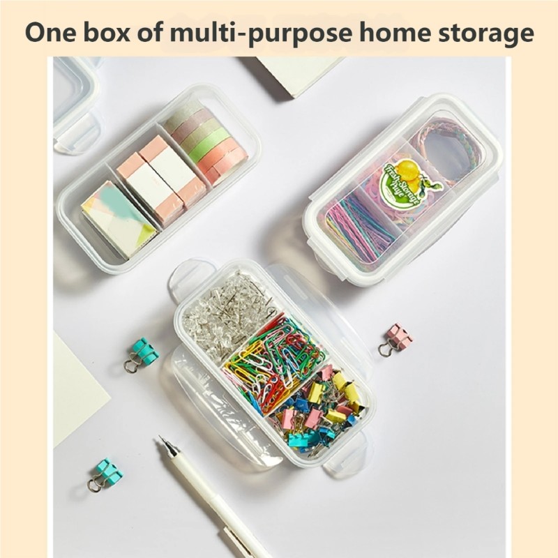 Efficient Plastic Keepers With Three Divisions Sealed Odor Prevention