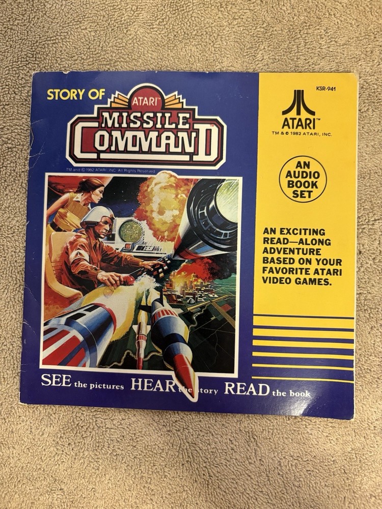 Atari Missile Command Manual  story with record audiobook