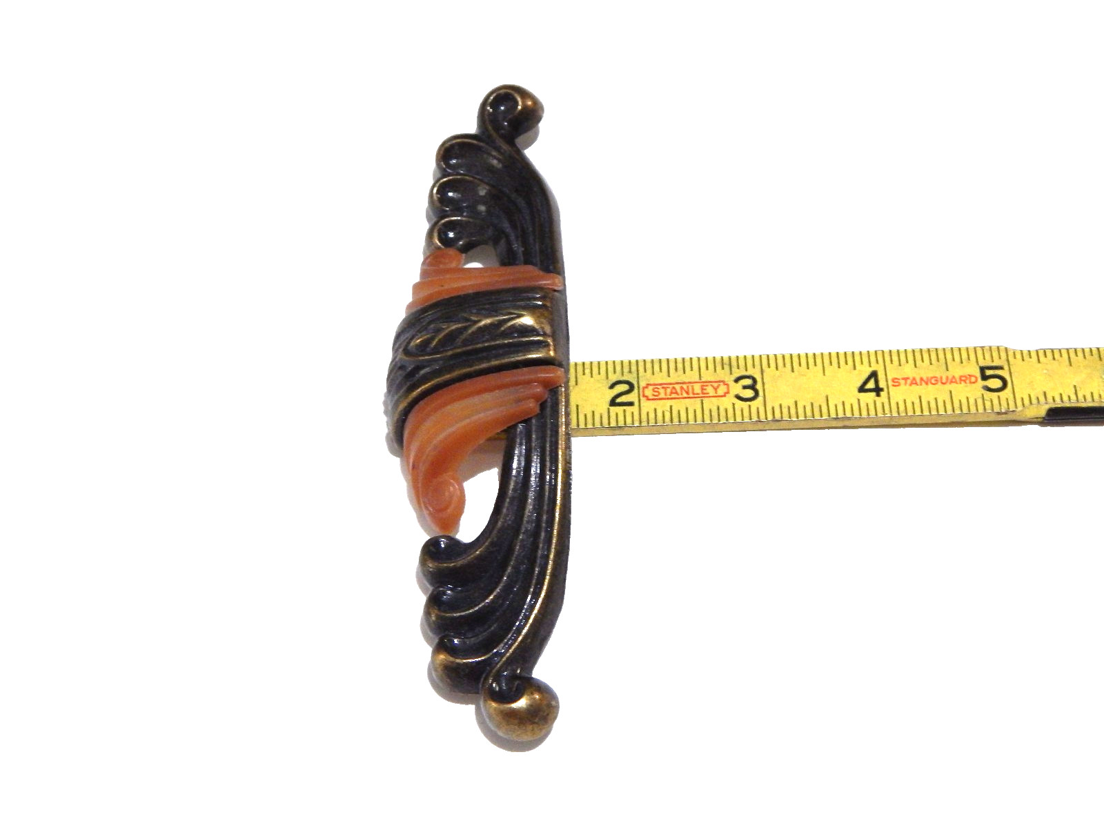 Art Deco Water Fall Dresser Chest Vanity Drawer Pull