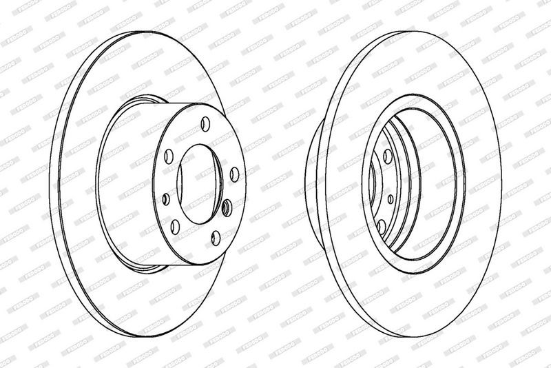 Brake Disc FERODO DDF210
