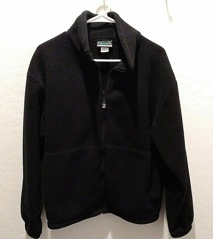 Avalanche Fleece Jacket Black-Size M
