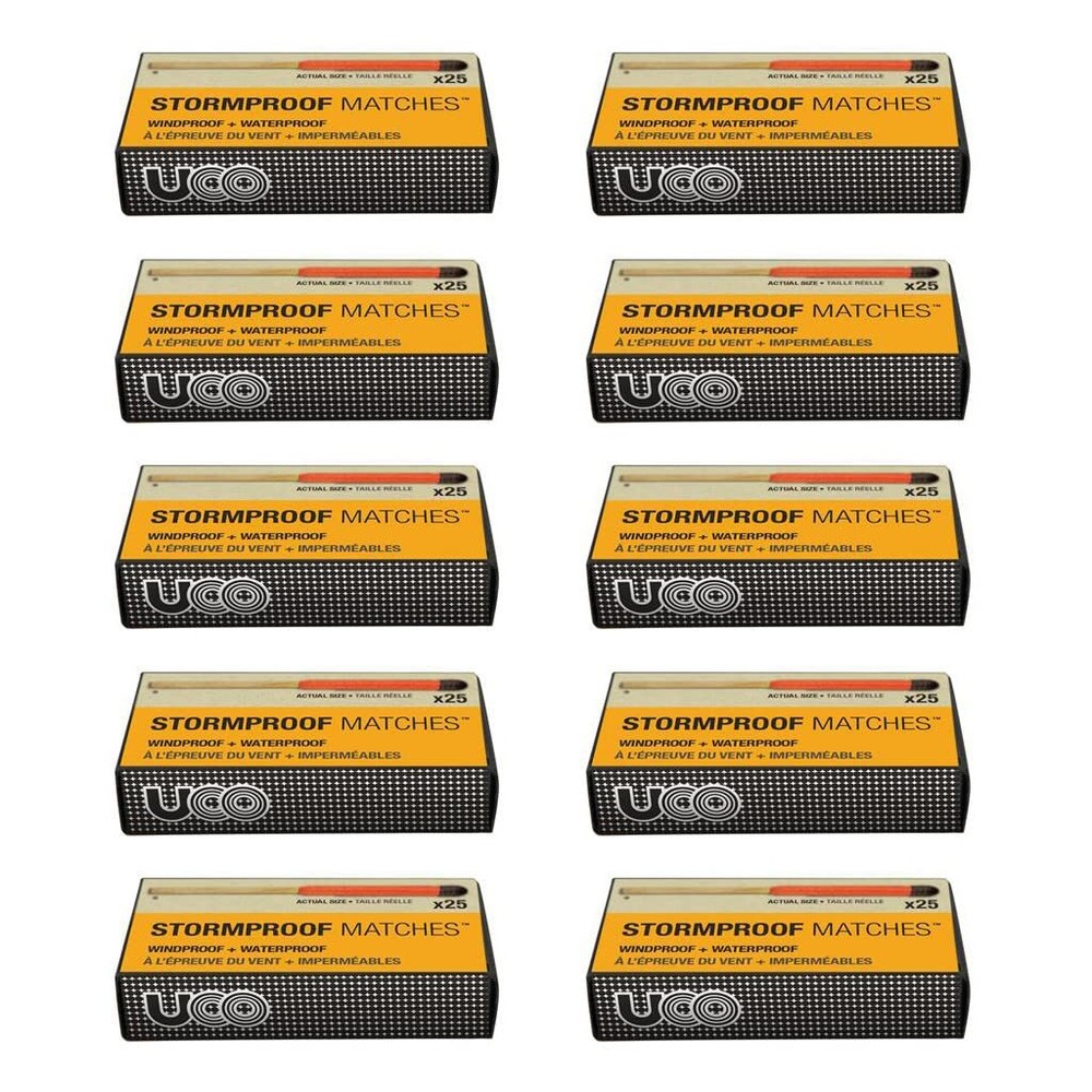 UCO Stormproof, Waterproof & Windproof Match 10-Pack