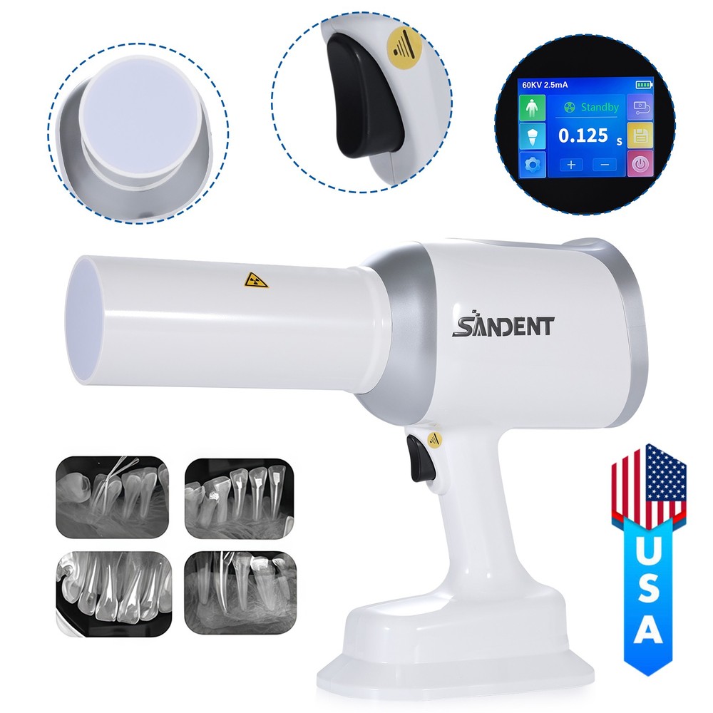 Portable Dental X Mobile Unit Ray Digital Machine/with Shield/Sensor Size 1/2
