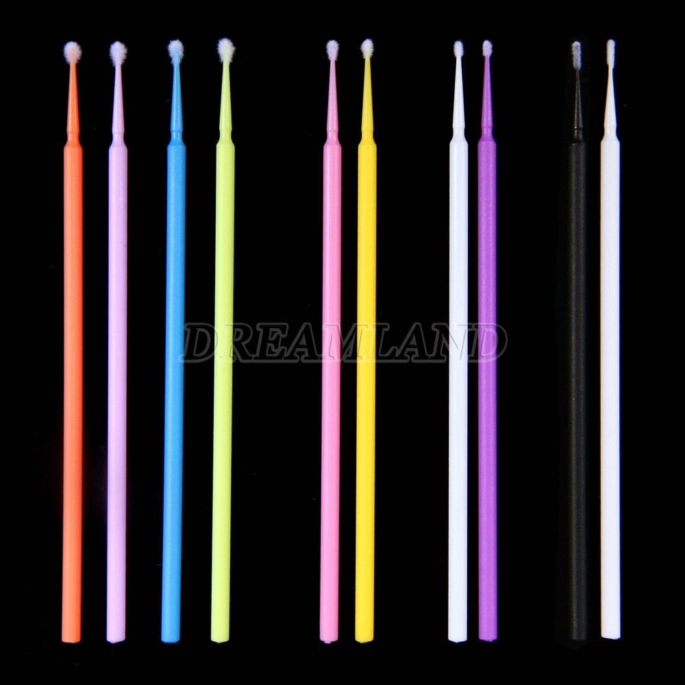 100pcs Dental Micro Applicator Disposable Tooth Brush Tips Regular/Fine