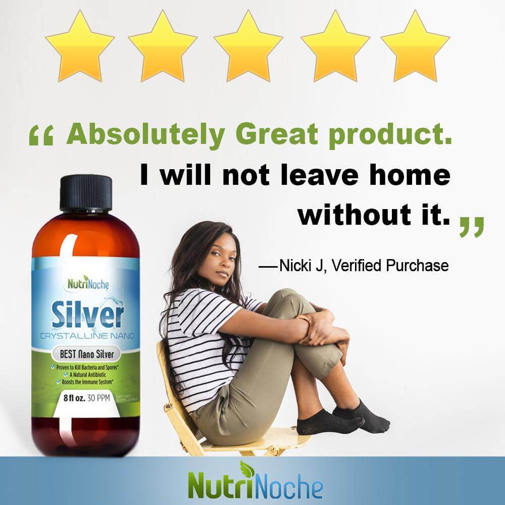 Colloidal Silver | 99.99% Pure Nano Silver Particles from NutriNoche