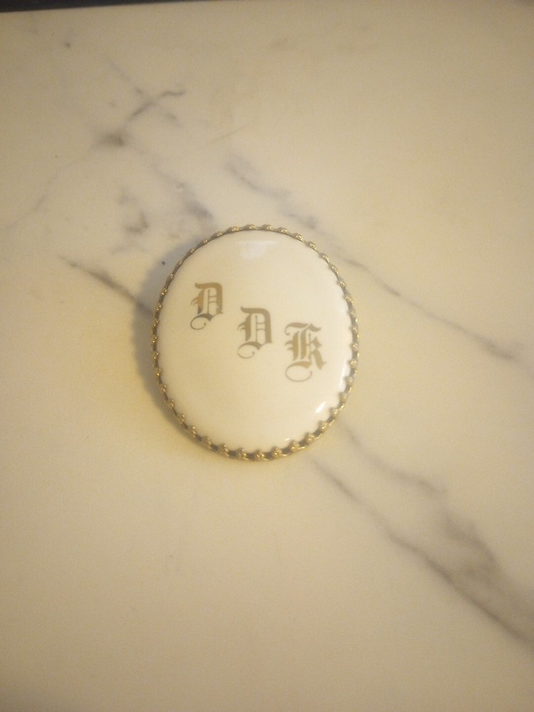 DDK Letters Brooch
