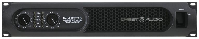Crest Audio Pro-LITE 7.5 Ultra-Efficient Professional Power Class D Amplifier
