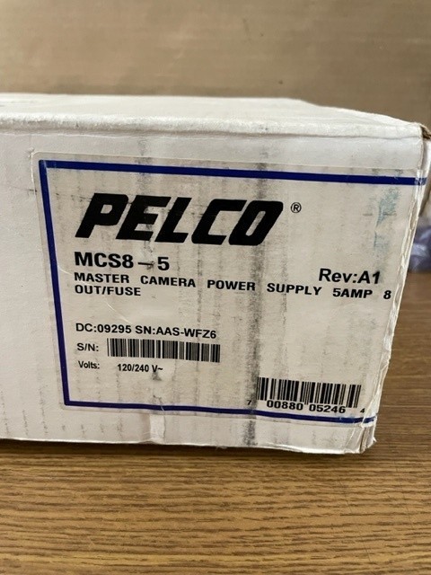 MCS8-5 PELCO MASTER CAMERA POWER SUPPLY