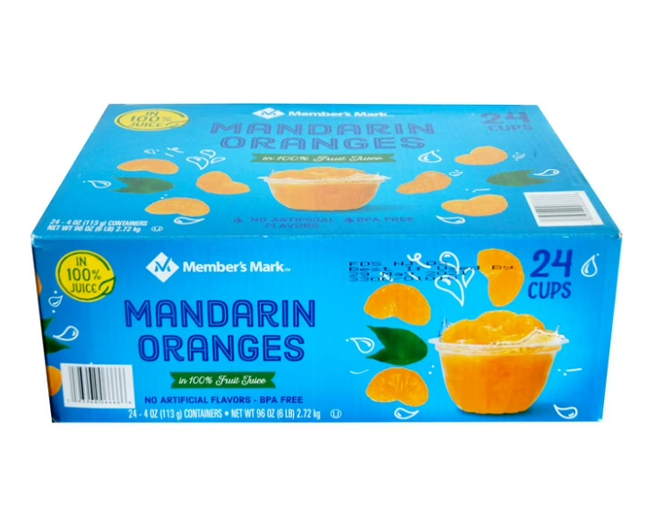 Member's Mark Mandarin Oranges (4 oz., 24 ct.)