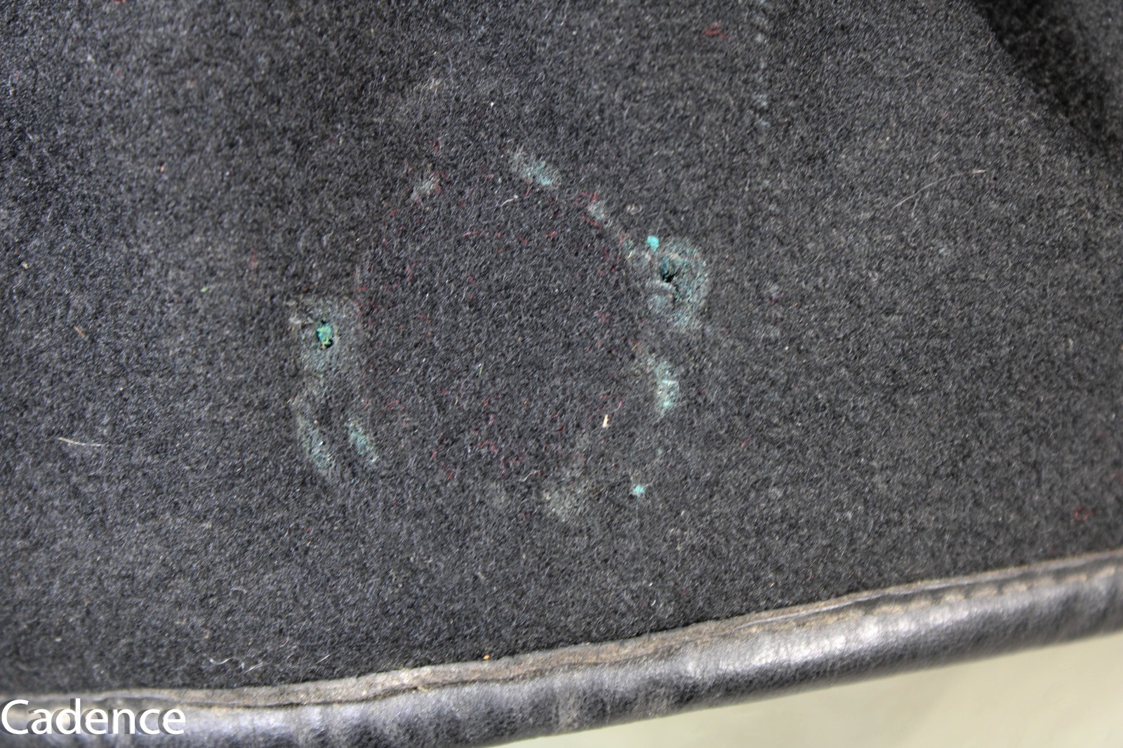 US Vietnam Black Ranger Beret Canadian Made Dated 1952 Huge 7 1/2 Worn S931