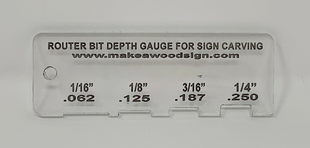 Router Bit Depth Gauge
