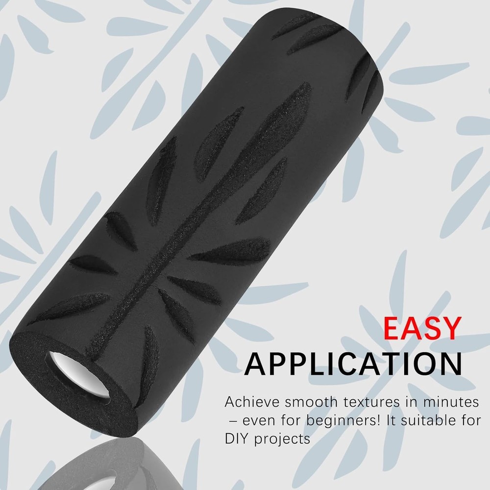 9 Inch Crow's Foot Pattern Texture Roller for Create Unique and Decorative Ce...