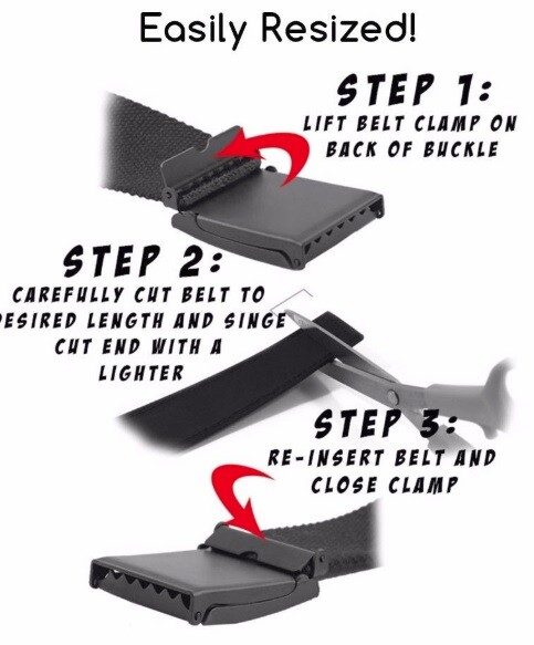 BELT BUCKLE CANVAS WEB MILITARY ARMY USMC MARINE STYLE BELT BLACK BUCKLE CLASSIC