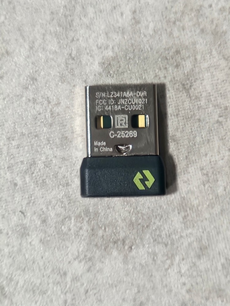 LOGITECH UNIFYING USB RECEIVER DONGLE FOR GAMING MOUSE MODEL C-25269