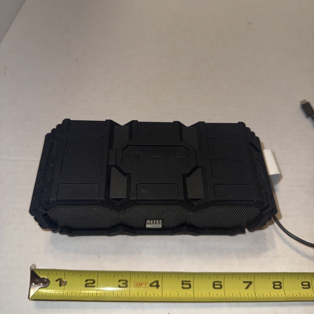 Altec Lansing Lifejacket 3 Rugged Wireless Bluetooth Speaker tested working !!