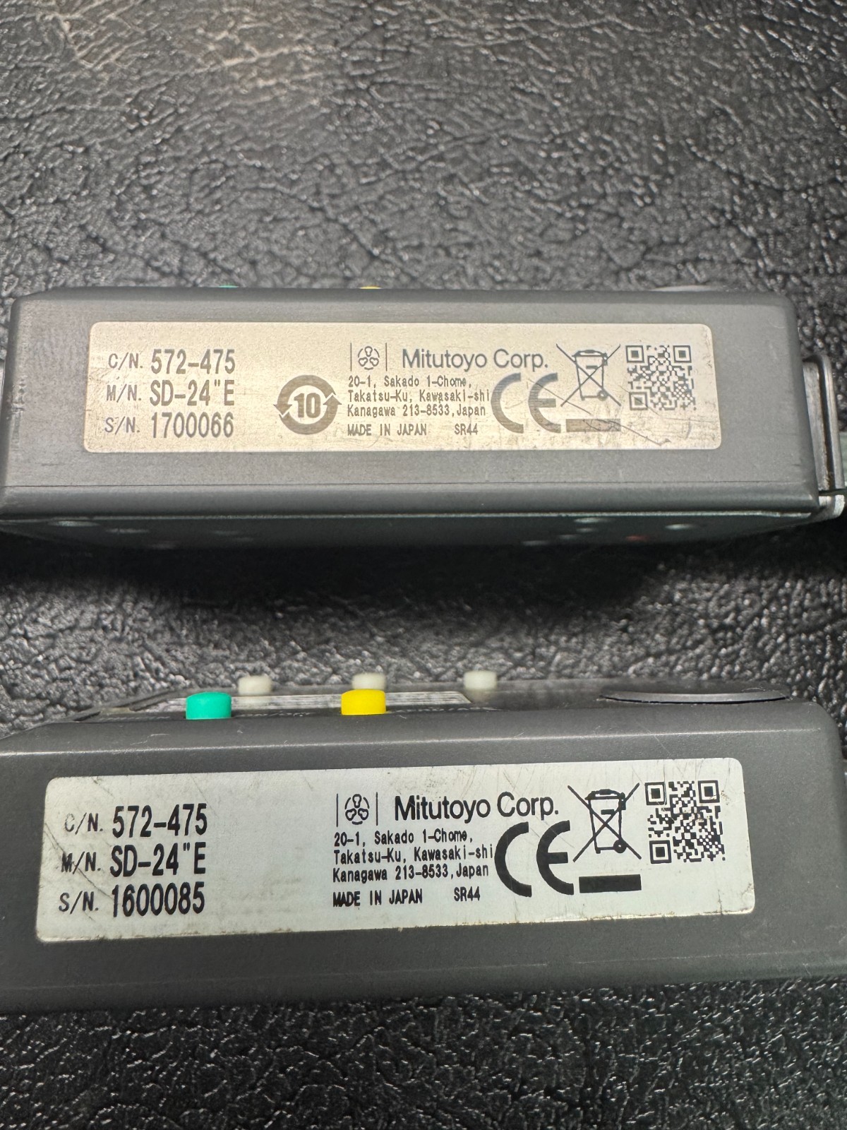 (2) Mitutoyo SD-24-24" 572-475 Absolute Digimatic Linear Digital Caliper Scale