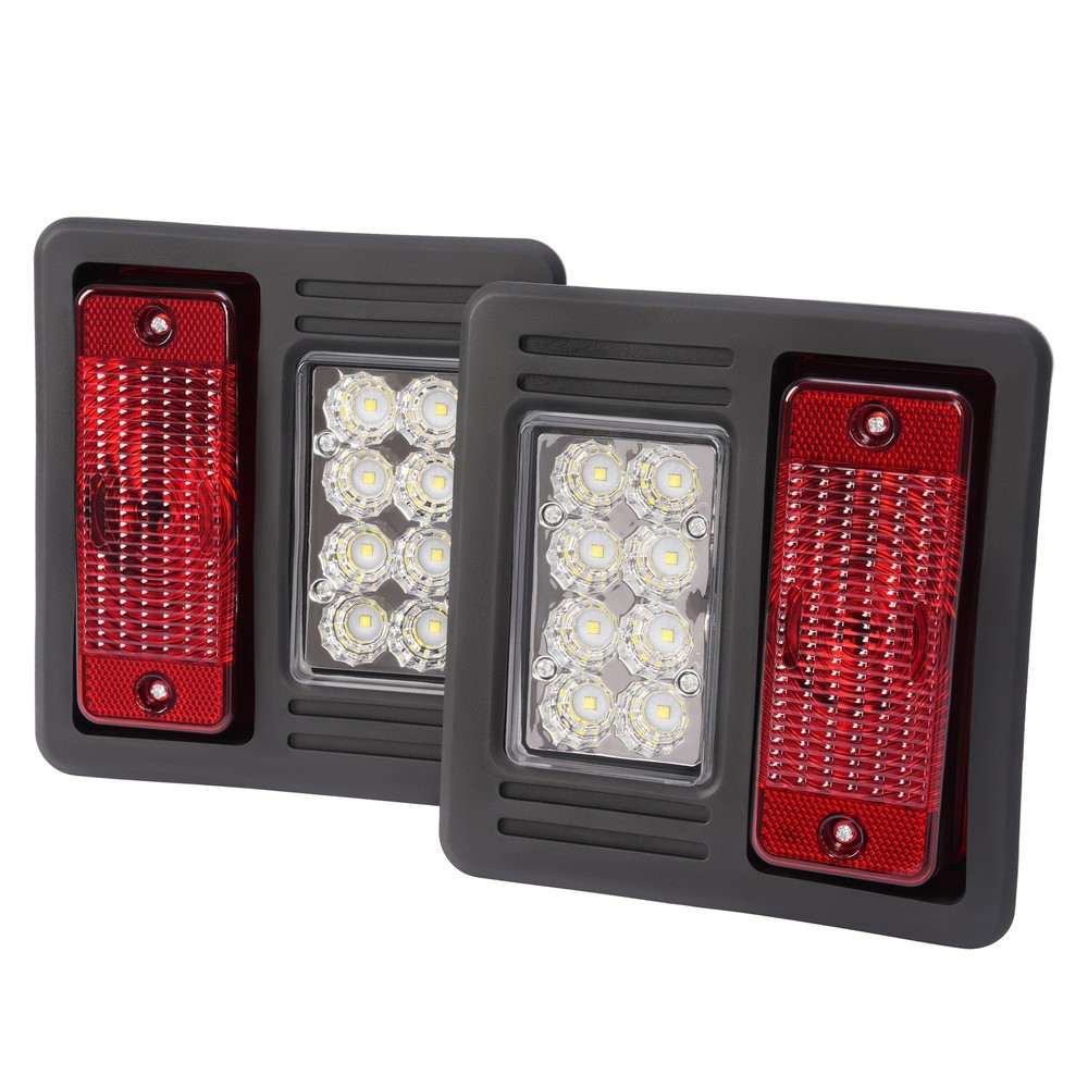 4x LED Headlight Tail Exterior Light Kit For Bobcat Skid Steer Loader