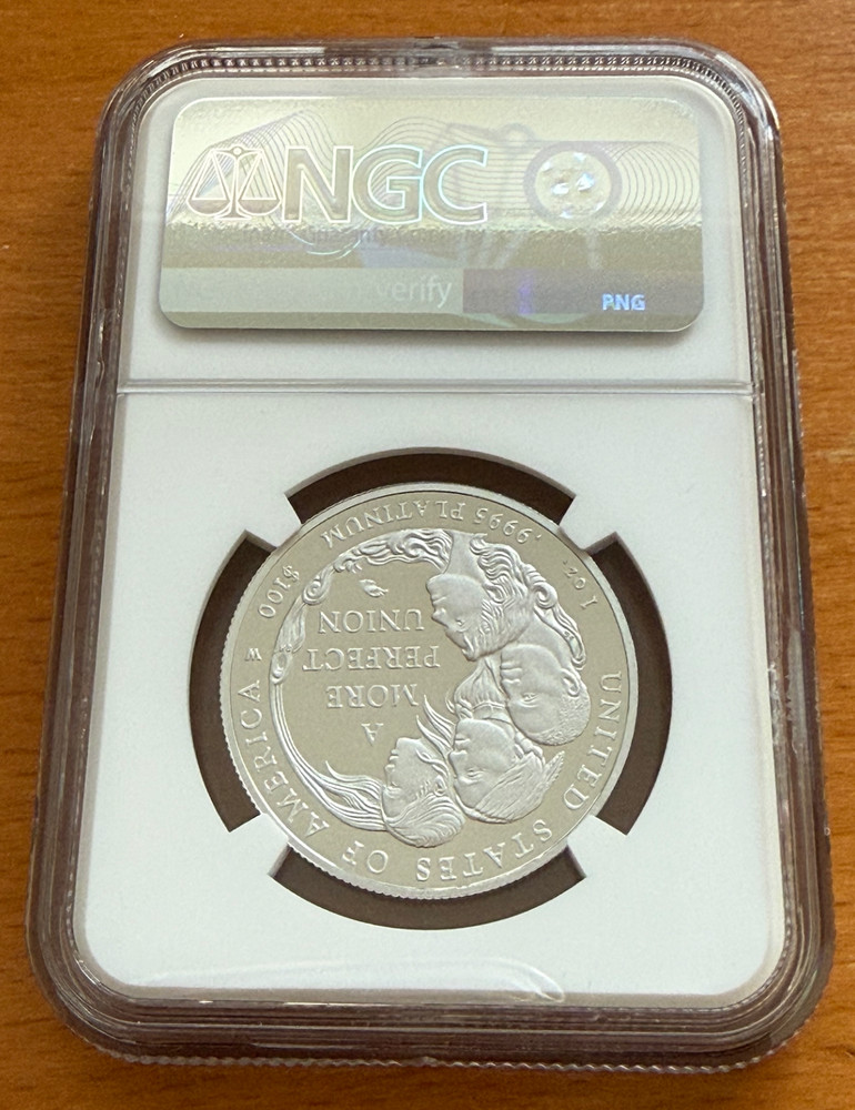US 2009 W Platinum 1 oz $100 NGC PF69UC