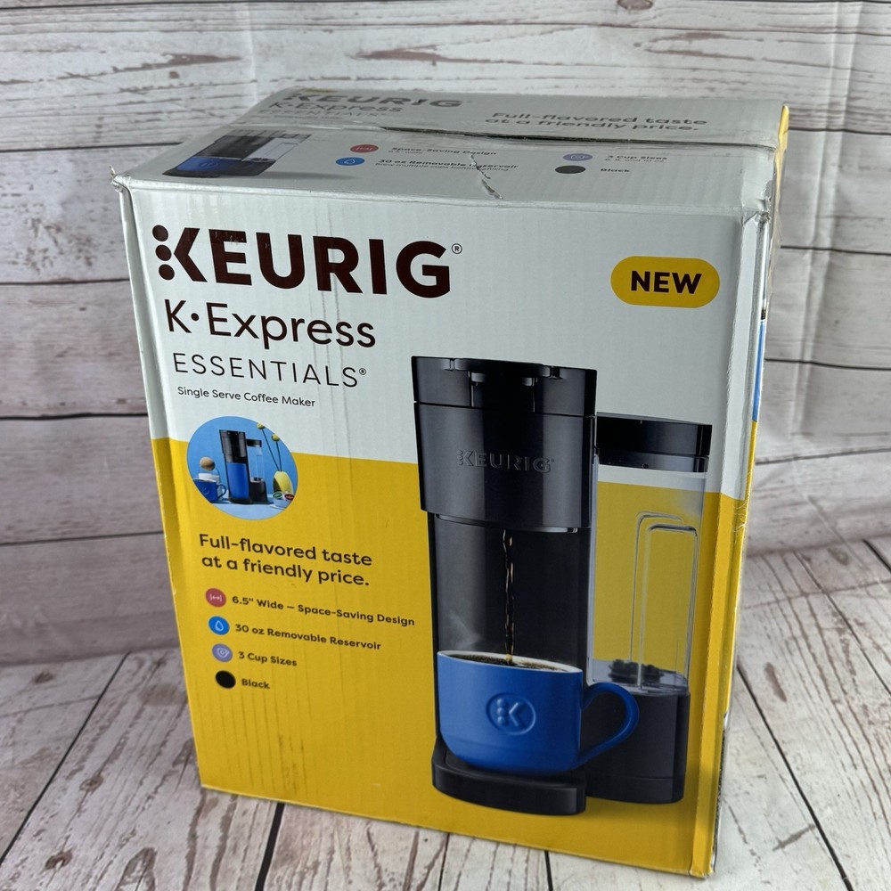 Keurig K Express Essentials Single Serve K Cup Coffee Maker Black Tested