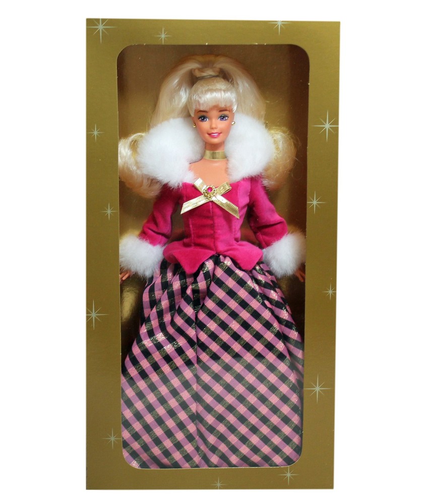 1996 Winter Rhapsody Barbie, NRFB, (16353) Non-Mint Box