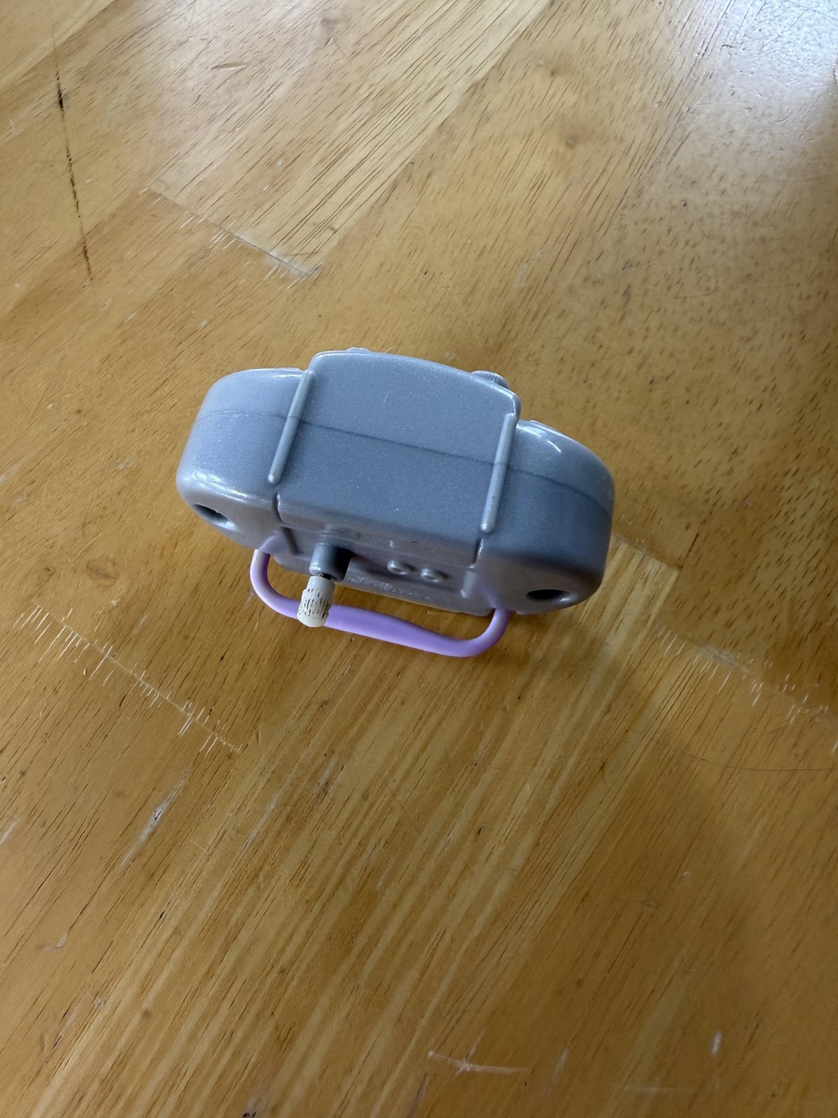 Vintage Mattel Barbie Boombox Radio Wind-Up Toy Accessory Gray Purple Doll