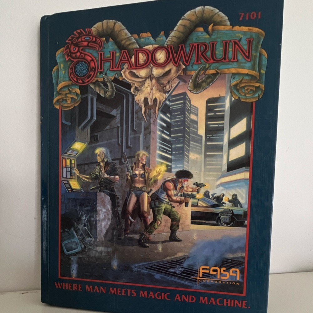 Shadowrun Core Rulebook 7101 Corrected Second Printing 1989 FASA
