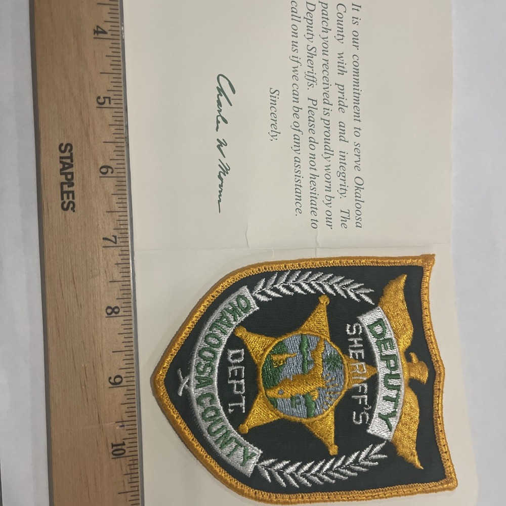 Okaloosa County, Florida        Sheriff’s Department Patch