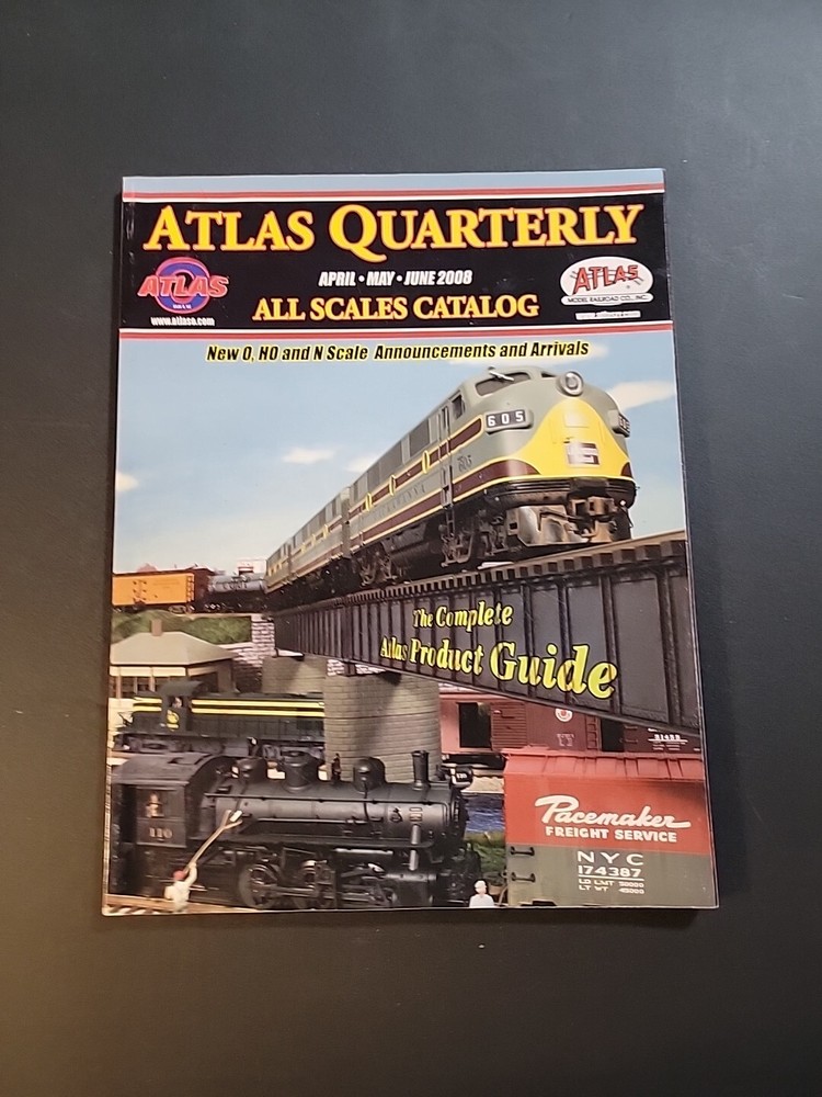 ATLAS Train Catalogs 2008  in Excellent Condition