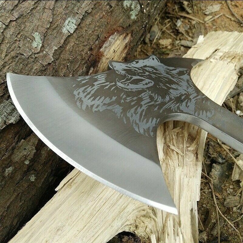 Multi function Camping Survival Axe Stainless Steel Short Handle Hand Tool Outdo
