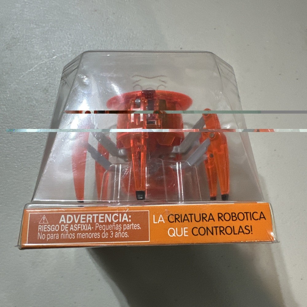 HEX BUG ORANGE SPIDER ROBOTIC CREATURE REMOTE CONTROL