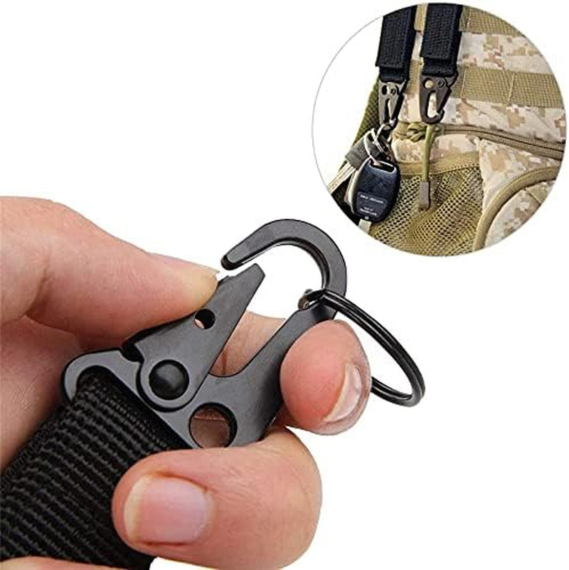 30 Pcs Molle Attachments Kit, Tactical Gear Clip Strap for Backpack, Include D-R