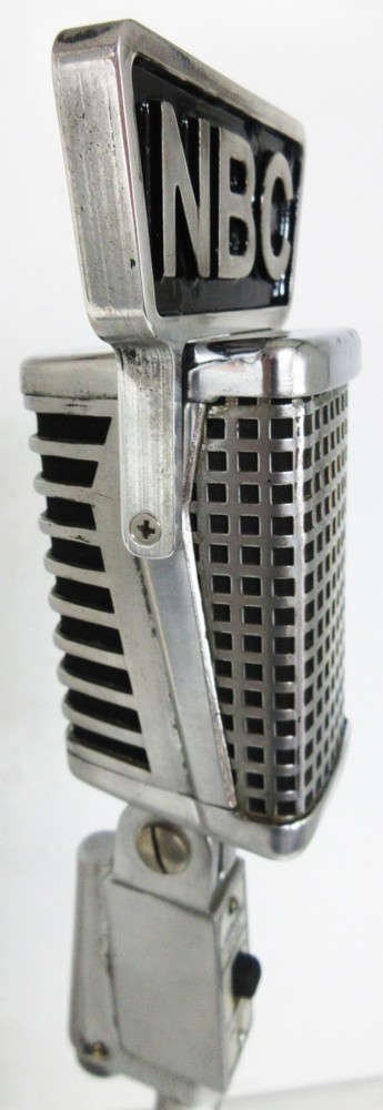 Midland Dynamic Table Microphone with "NBC" marque