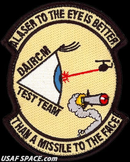 USAF 413th FLIGHT TEST SQ- DISTRIBUTED APERTURE IR COUNTERMEASURES TEAM PATCH