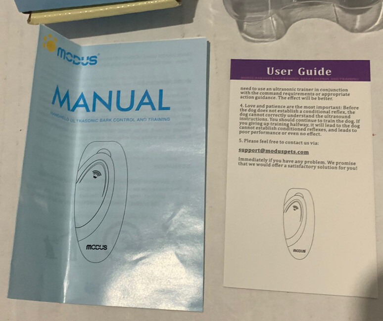 Ultrasonic Bark Control, Modus Hand Held