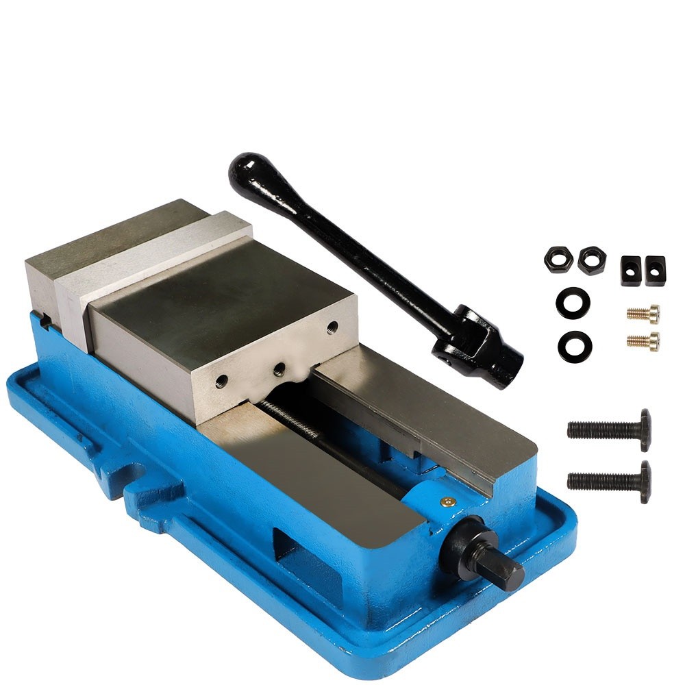 5" Lockdown CNC Milling Machine Vise Clamping Vice Without Base Bench Vise