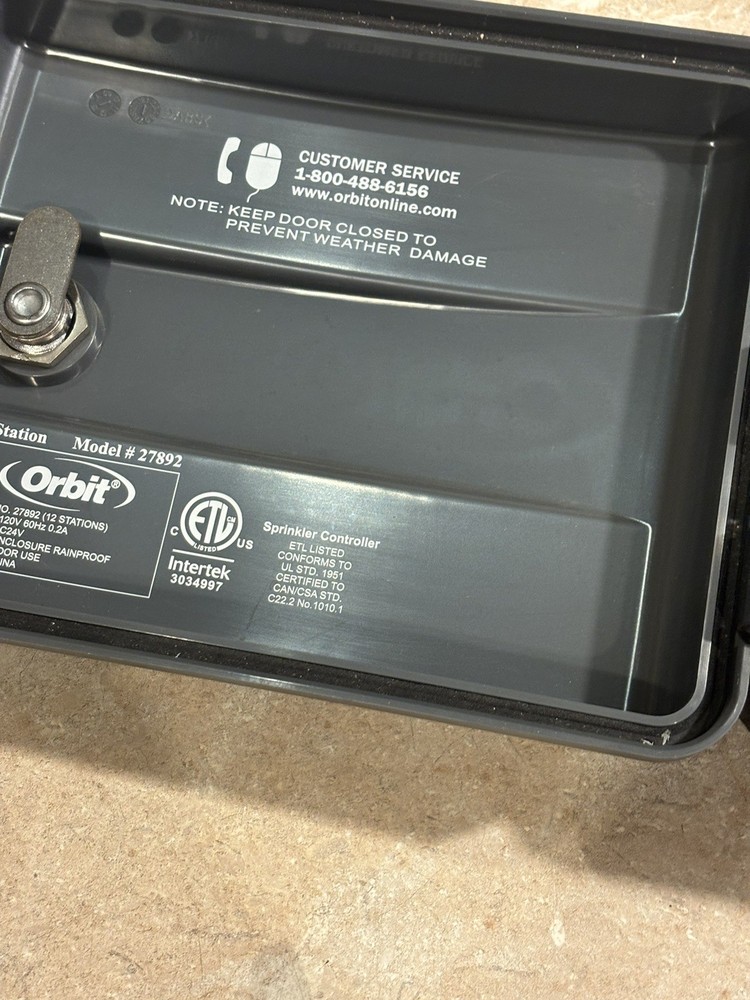 Orbit 12 Zone Station Water Sprinkler Timer Controller 27892 3 Programs Digital