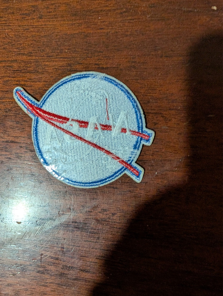 Official NASA Vector Logo Insignia Space Program Meatball Patch