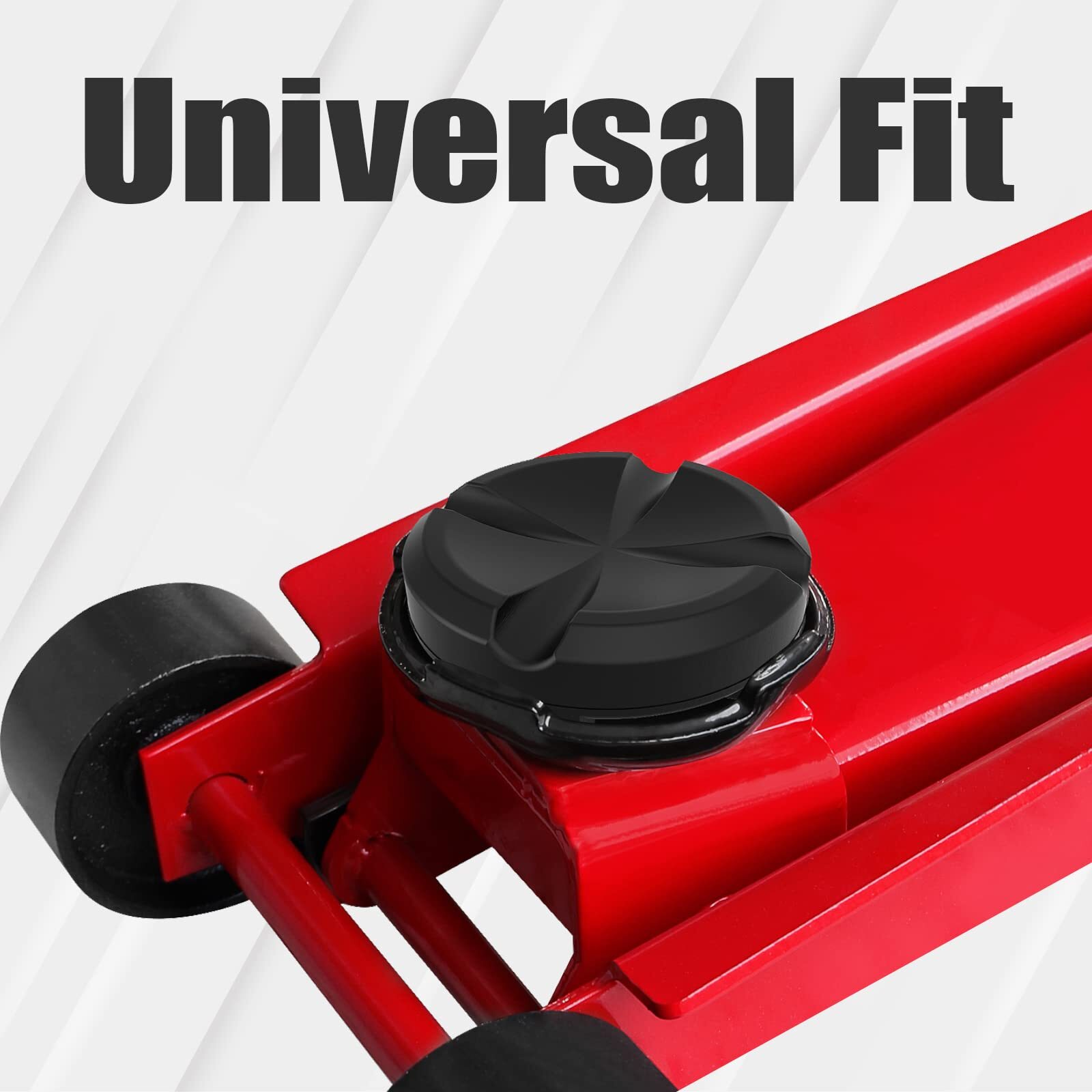 BIG RED Torin Floor Jack Rubber Pad Universal Large Jack Adapter Black