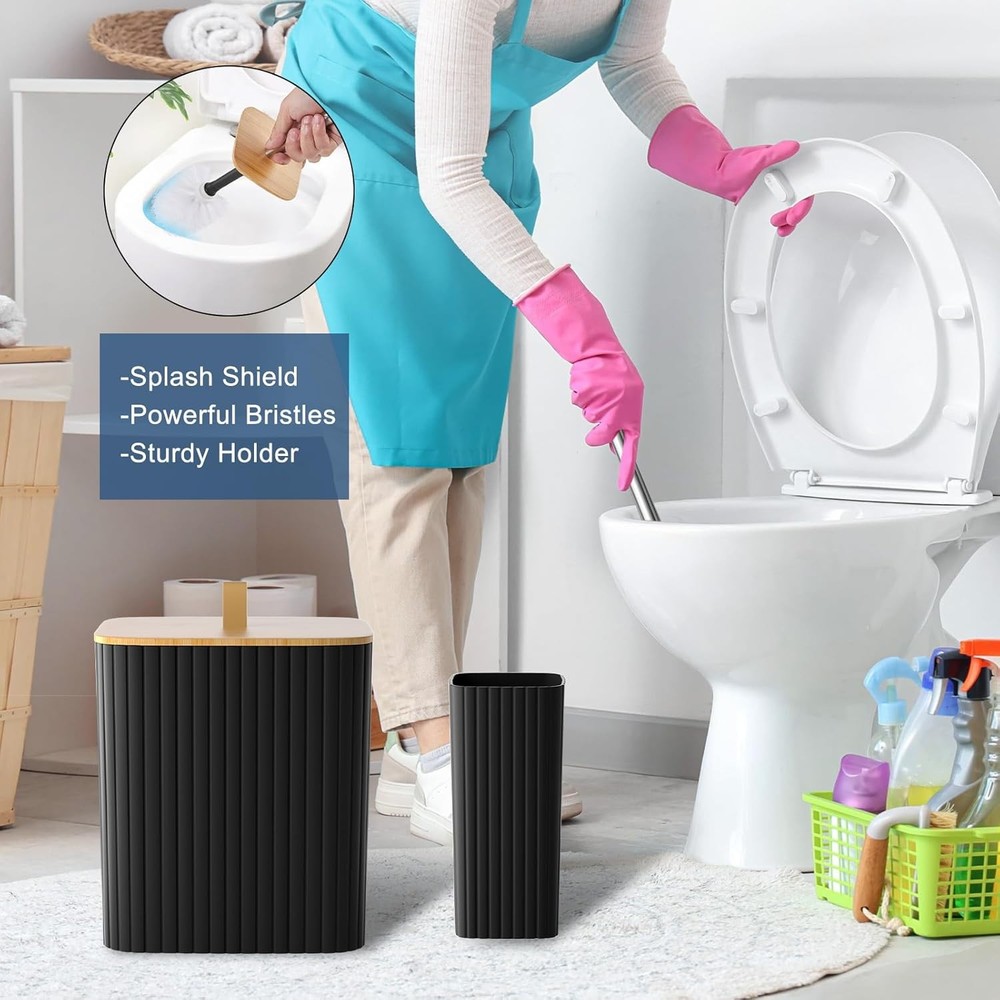 Bathroom Accessories Set - Black Bathroom Set, 22PCS Bathroom Accessory Set, Fun