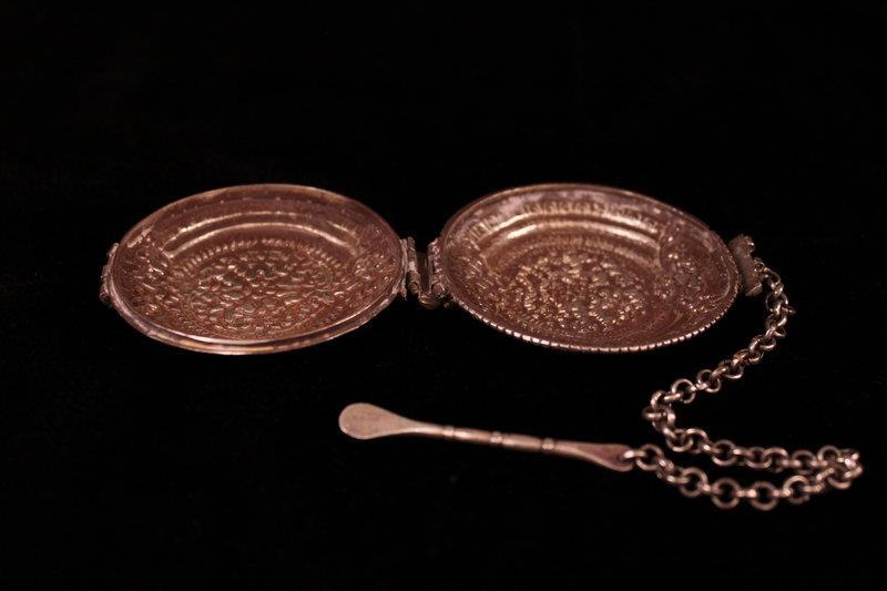 Antique Silver Snuff Box,Ear 19th c.